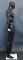 6 ft 2 in H, Athletic Male Mannequin Glossy Black -SFM53E-HB