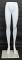 46 in Female Standing Leg Form Mannequin ST003-WT