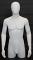 43 in Egg head Male Torso Mannequin with Arms MT4E-WT