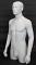 43 in Abstract Face head Male Torso Mannequin with Arms MT5E-WT