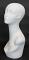 19 IN Matte White Female Mannequin Head-MH1-WT