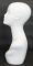 19 IN Matte White Female Mannequin Head-MH1-WT