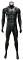 Matte Black Headless Male Mannequin -STB-2MHB