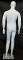 6 ft 2 in Egg head man mannequin plain white SFM67BE-WT