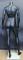 Matte Black Headless Female Mannequin- Sport Body shape STB-2FHB