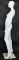 5 ft 11 in Egg head full body Female Mannequin SFW50E-WT