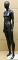 5 ft 11 in Matte Black Egg head athletic Female Mannequin