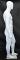 6 ft 3 in Egg Head Full Body Male Mannequin -SFM21E-WT