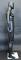 6 ft 1 in Matte Black Egg head Athletic Body male Mannequin SFM29E-MB