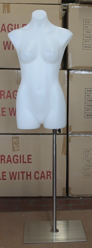Plastic Female torso with Base