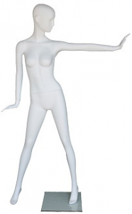 Details about   5 ft 9 in Female Abstract Head Mannequin Matte White New Style Mannequin SFW46E 